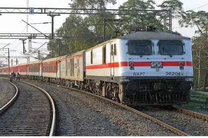 Indian Railways ticket counter displaying new booking rules for 2025
