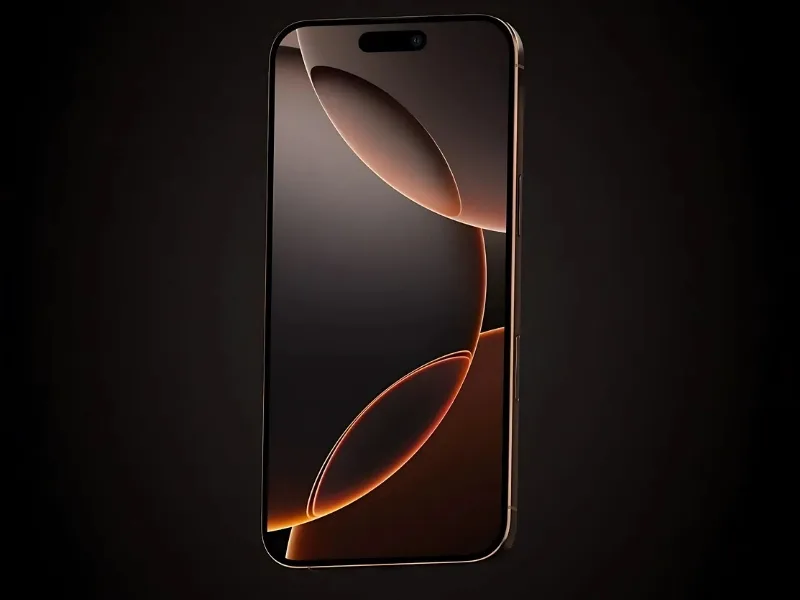 Bezel-less 6.9-inch OLED display of iPhone 20 Anniversary in 2027