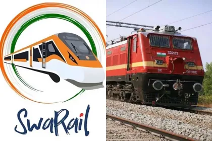 IRCTC SwaRail app interface for train ticket booking and PNR enquiry in 2025