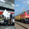 Jagriti Yatra train departing from Delhi for 2025 youth journey across India