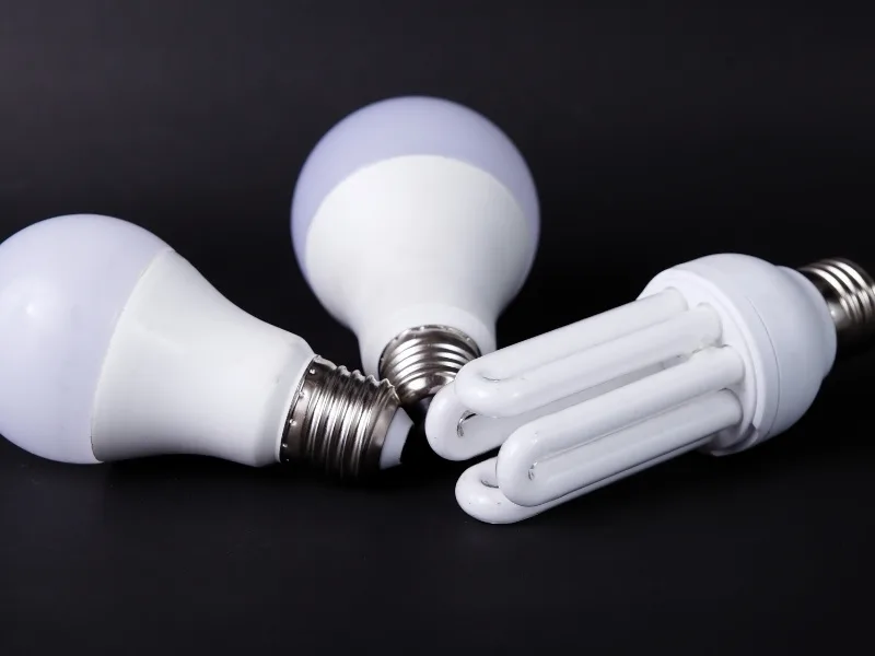 LED lights installed in home for electricity bill savings, 2025