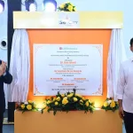 Minister Nara Lokesh at the foundation ceremony of LG Electronics plant in Sri City, Andhra Pradesh