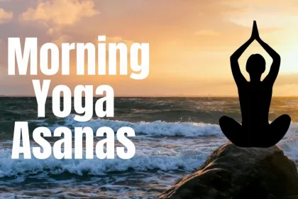 practicing morning yoga poses in India, 2025