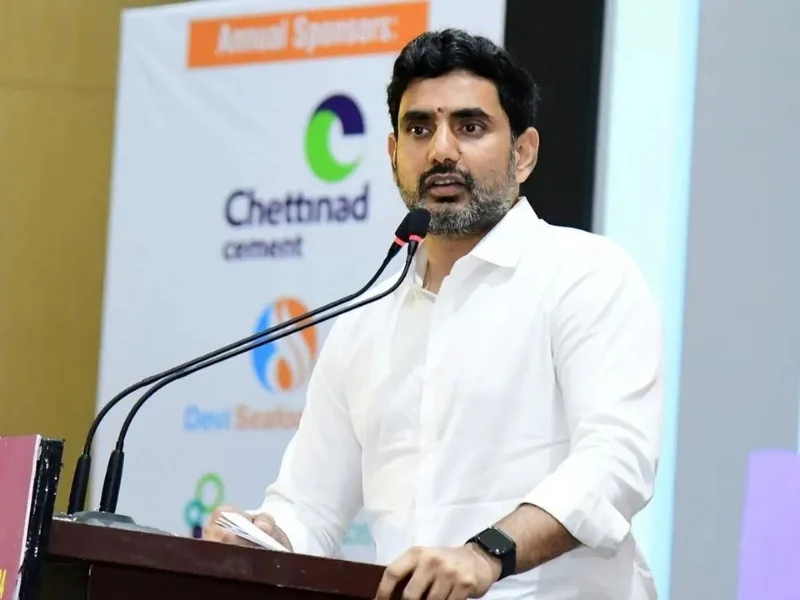 Nara Lokesh addressing media on AP Mega DSC 2025 application deadline extension in 2025