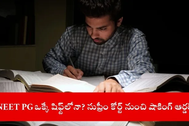 student preparing for NEET PG 2025 single shift exam, India 2025