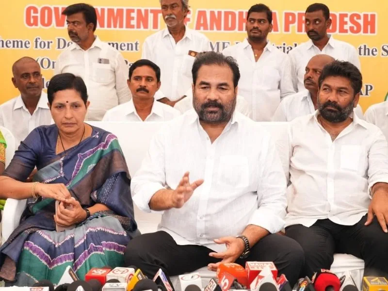 Construction site of Bharat Sindoor MSME Park in Amancherla village, Nellore, set to create jobs in 2025