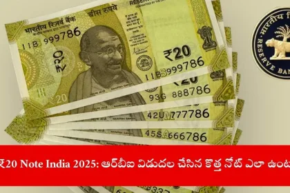 New Rs 20 note with Ellora Caves design in India, 2025