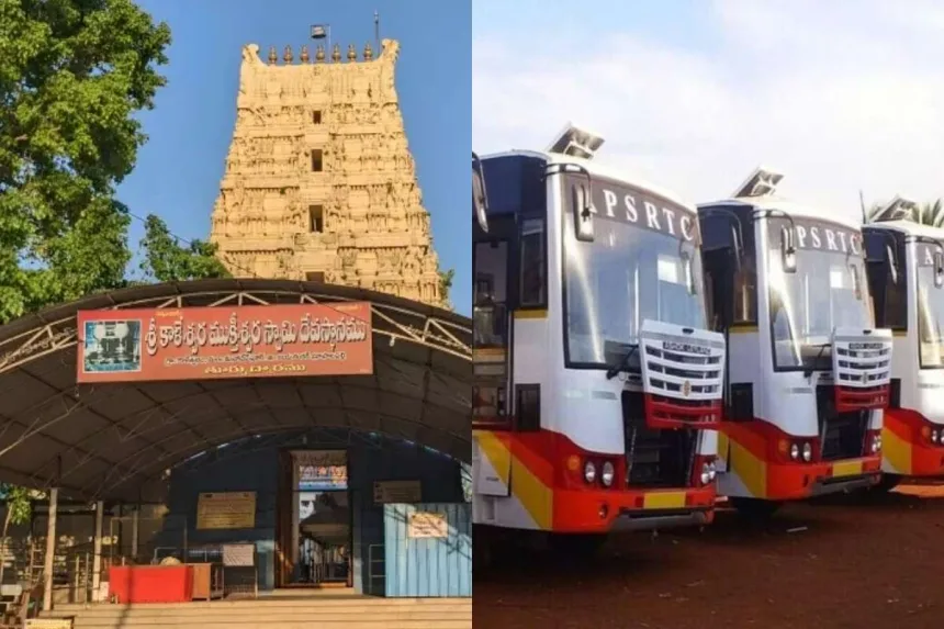 APSRTC special buses parked for Saraswati Pushkaralu 2025 pilgrims heading to Kaleshwaram