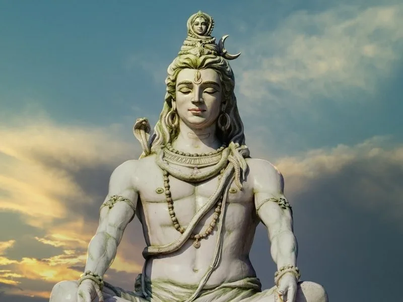 Devotees performing Shivling puja during Maha Shivratri 2025