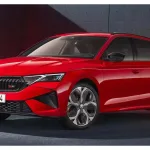 Skoda Octavia RS with stylish sporty sedan design