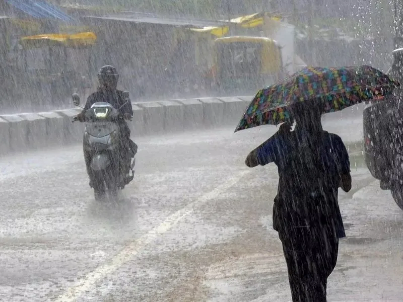 Southwest monsoon clouds over Andhra Pradesh signaling June 2025 rainfall