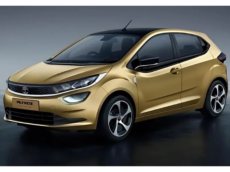 Interior of Tata Altroz 2025 showcasing 10.25-inch touchscreen infotainment and digital driver display