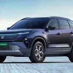 Tata Harrier EV with stylish electric SUV design