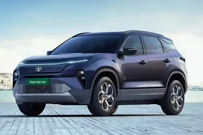 Tata Harrier EV with stylish electric SUV design