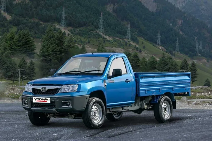 Tata Yodha Pickup with rugged commercial truck design