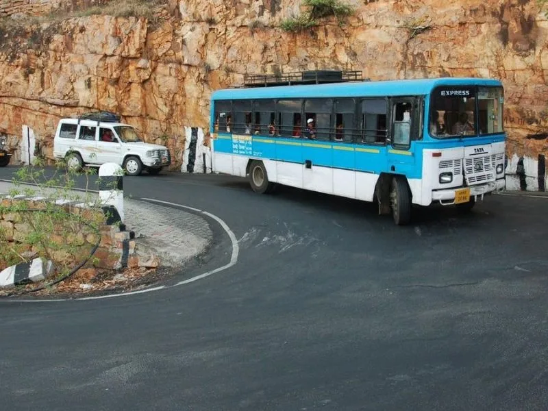 Installation of crash barriers on Tirumala Ghat Roads for devotee safety in 2025