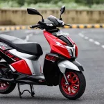 TVS Ntorq 125 sporty scooter with LED headlights