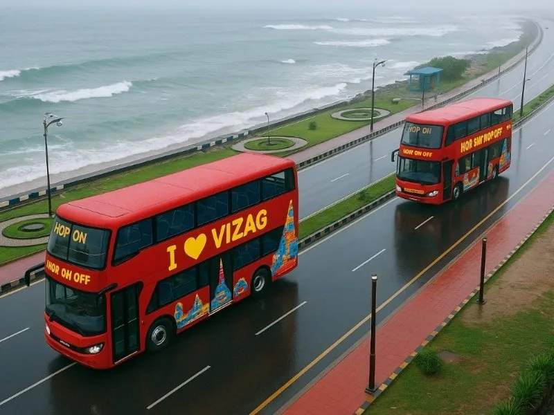 Double-decker electric buses for Visakhapatnam tourism in 2025