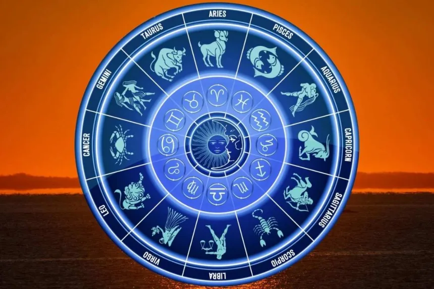 Zodiac signs chart for horoscope predictions