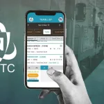 IRCTC app showing Aadhaar-linked tatkal ticket booking interface in 2025