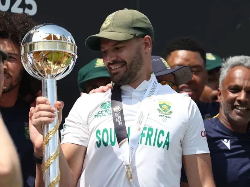 Aiden Markram expresses his love for test cricket in 2025, aiming for new records.