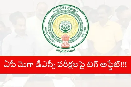 Aspirant preparing for AP Mega DSC 2025 exam with study materials
