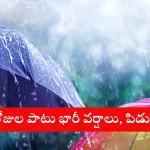 Rainy streets in Hyderabad during heavy rainfall alert in Telangana in 2025