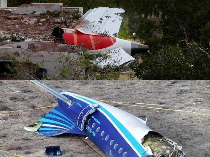 Social media post about plane crash reasons trending in 2025