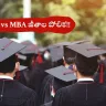 Students comparing BTech and MBA salary packages in Hyderabad job market 2025