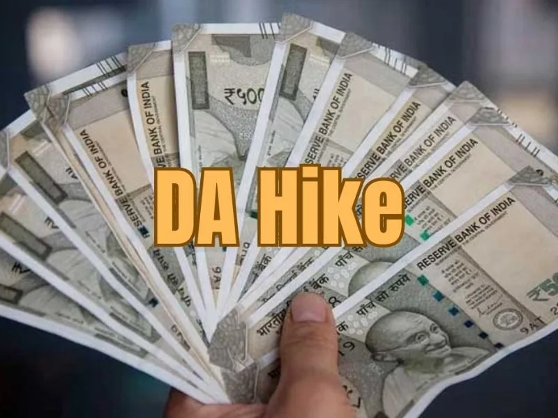 Salary slip showing 3% DA hike for central government employees in 2025