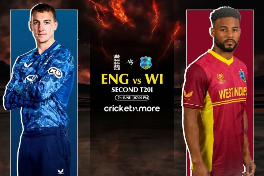 ENG vs WI 2025: 2nd T20I, ENG vs WI Match Prediction – Who will win today’s match between England and West Indies?