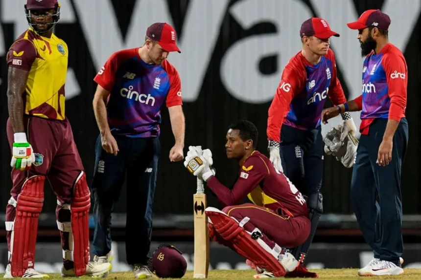 England vs West Indies 2025: Adil Rashid concedes five sixes in an over