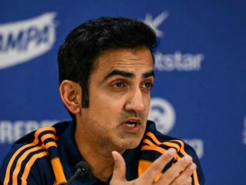 Gautam Gambhir, India’s head coach, addressing media before the England Test series 2025.