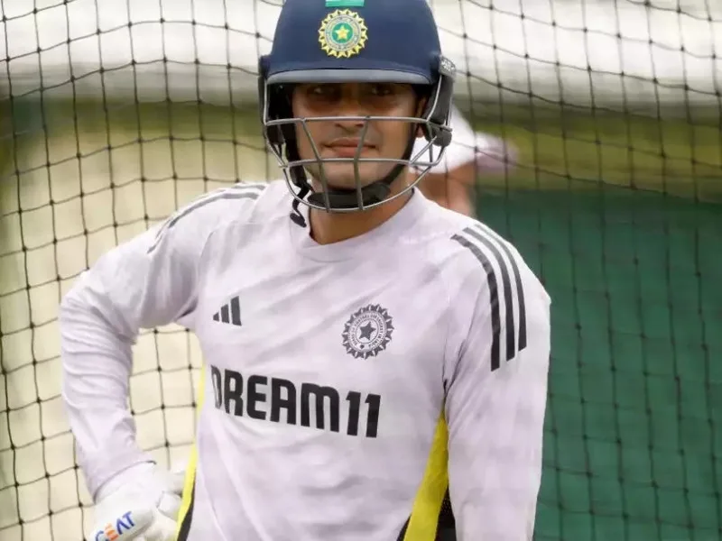 Indian cricket team training in Kent for England 2025 test series with VVS Laxman’s presence.