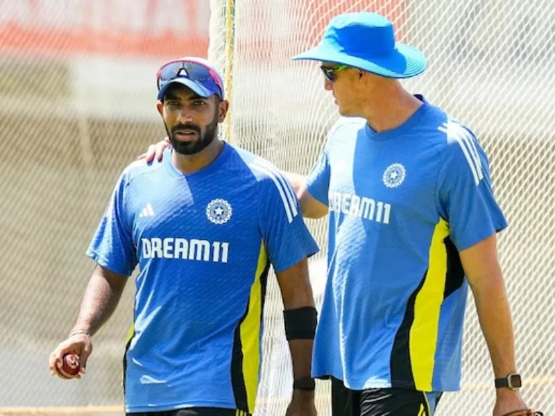 Indian cricket team training under Morne Morkel’s guidance for the England Test series 2025.