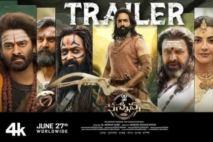 Promotional poster of Kannappa movie affected by HD print piracy in 2025