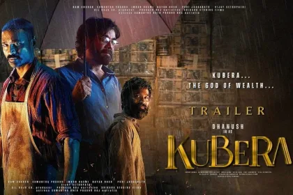 Kubera movie poster featuring Dhanush and Nagarjuna for 2025 release