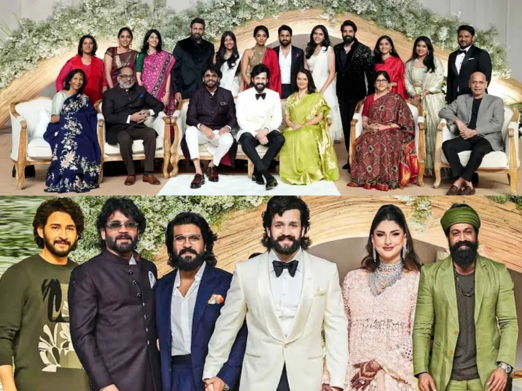 Mahesh Babu and Yash at Akhil Akkineni’s star-studded wedding reception in Annapurna Studios 2025