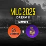 Match 3, SF vs LAS Match Prediction – Who will win today’s MLC match between SF vs LAS?