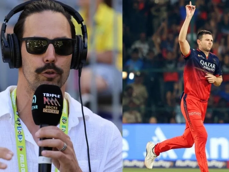 Mitchell Johnson criticizes Josh Hazlewood for prioritizing IPL over WTC 2025 final preparations.
