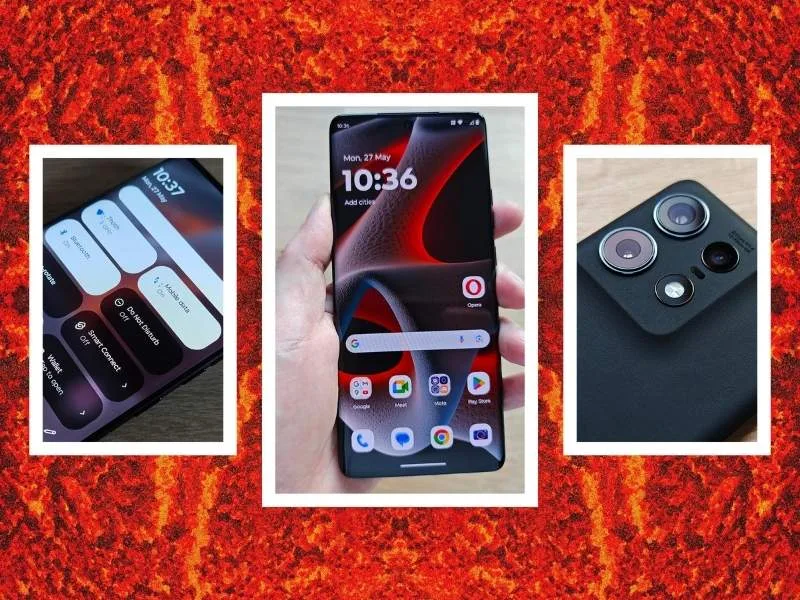 Social media post about Motorola Edge 50 Pro price drop deal trending in 2025