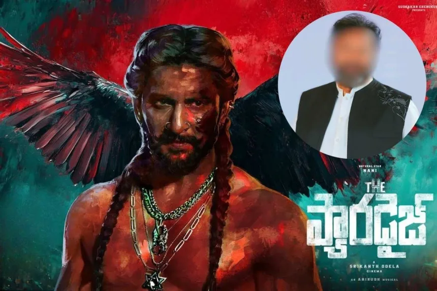 Mohan Babu as villain in Nani’s Paradise movie promotional image for 2025