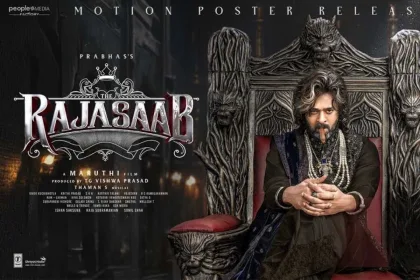 Prabhas in a vintage look from The Raja Saab teaser released in 2025