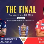 Final, RCB vs PBKS Match Prediction – Who will win today’s IPL match between RCB vs PBKS?