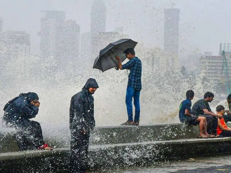 Social media post about Telugu states rain alert trending in 2025