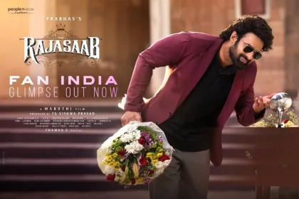 The Raja Saab movie poster featuring Prabhas in 2025