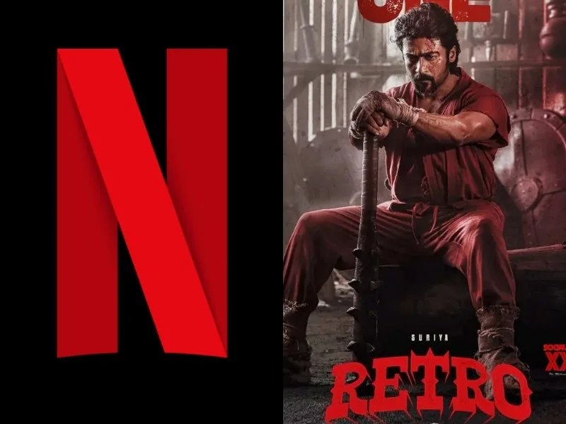 Retro movie poster for Netflix release in 2025
