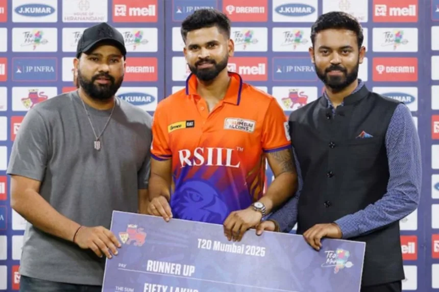Rohit Sharma, Shreyas Iyer, T20 Mumbai League 2025, SoBo Mumbai Falcons, Mumbai South Central Maratha Royals, IPL 2025, Punjab Kings, Wankhede Stadium, BCCI, Cricket news