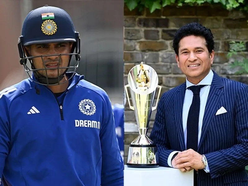 Sachin Tendulkar advising Shubman Gill for Test captaincy in 2025