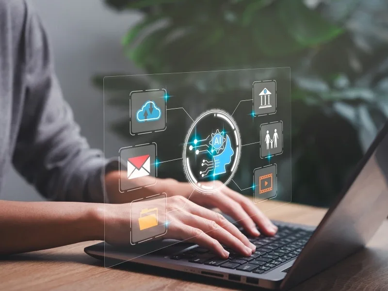 Digital marketing tools displayed on laptop for SEO and SMM jobs in Andhra Pradesh 2025
